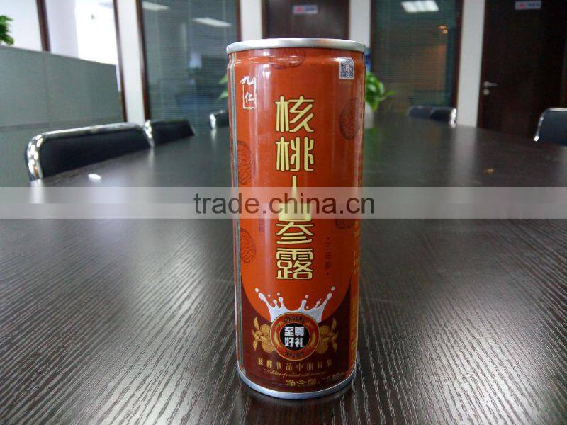 Jiuren Juice type product Jiuren roasted walnut almond milk soft drink 240ml canned