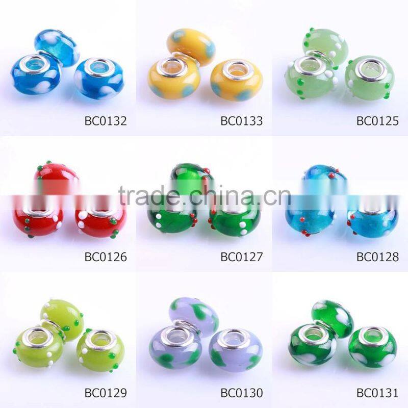Buying glass bead from alibaba china fashion custom design for snake bracelet