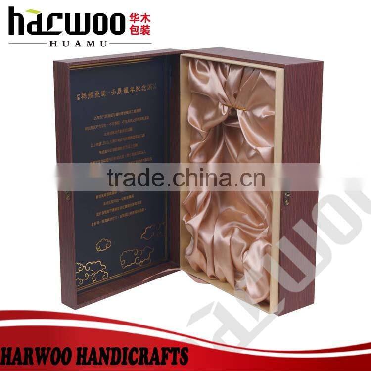4 slots pu wine storage box,pu leather wine box with handle,hot popular leather wine box