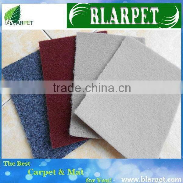 Alibaba china low price needle punched carpet tiles