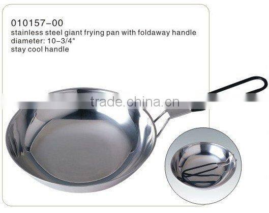 st/st giant frying pan