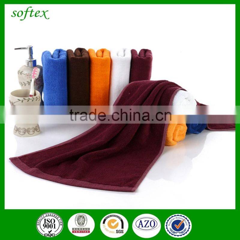 34x72cm 100g solid color disposable 100% cotton bleach proof salon towel