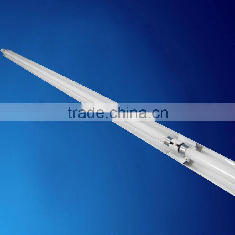 T8 to T5 fluorescent lamp adapter with reflector UL listed
