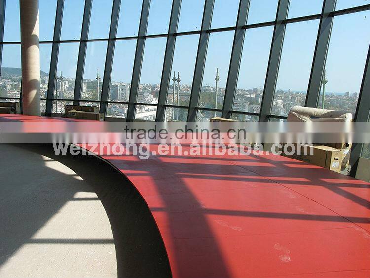 Revolving restaurant in high building