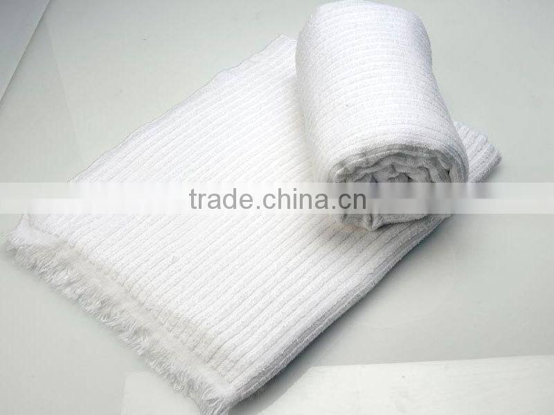 White 100% cotton ihram towel