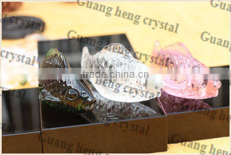 New product crystal fish decoration