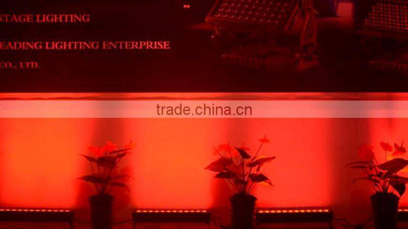 RGBWA five in one 18x12w wall washer lighting/ outdoor wall bar light