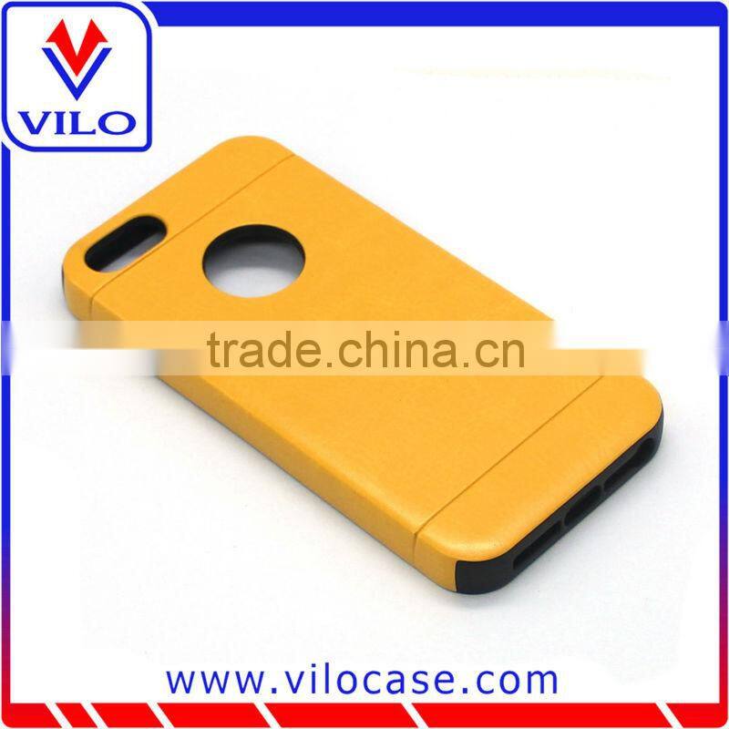 IMD TPU+PU shockproof leather mobile phone case for iPhone 5