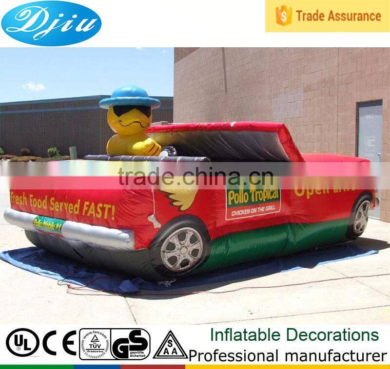 DJ-GG-129 Huge outdoor inflatable car soft board decoration regular show advertising Cartoons for kids