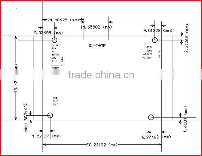 4.3inch 480*272 hdmi interface lcd screen