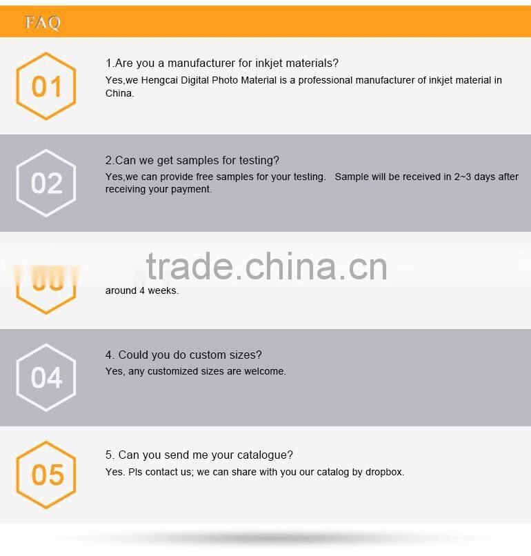 Custom Polypropylene Film for Inkjet Printing