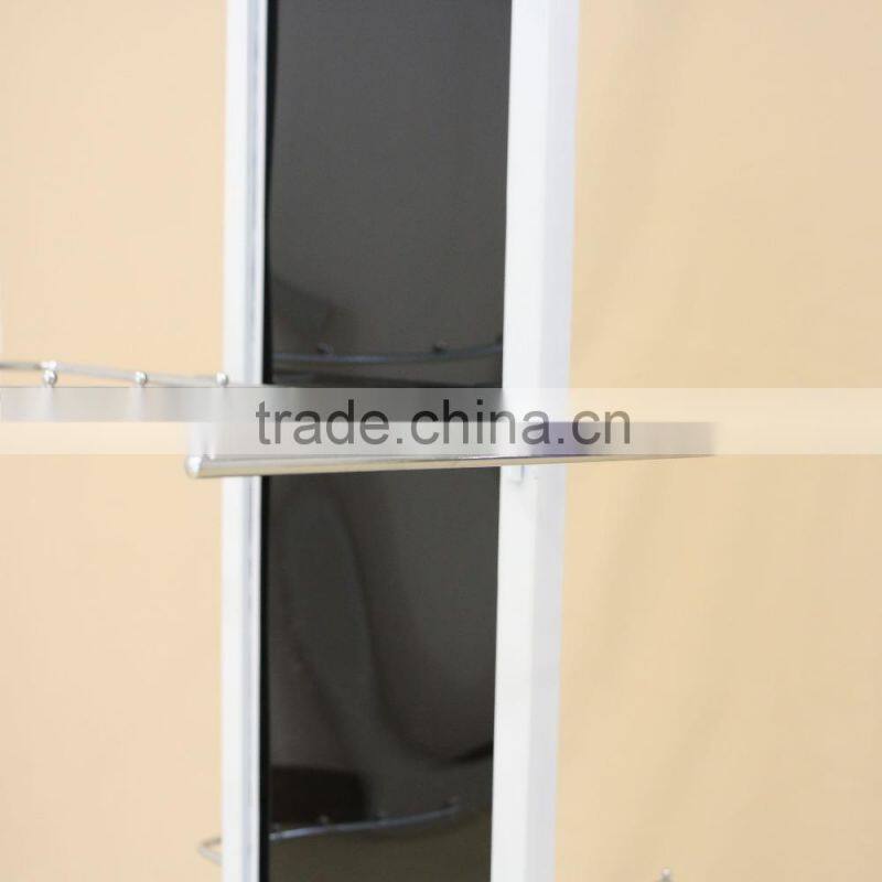 Multi function metal display rack for hanging items