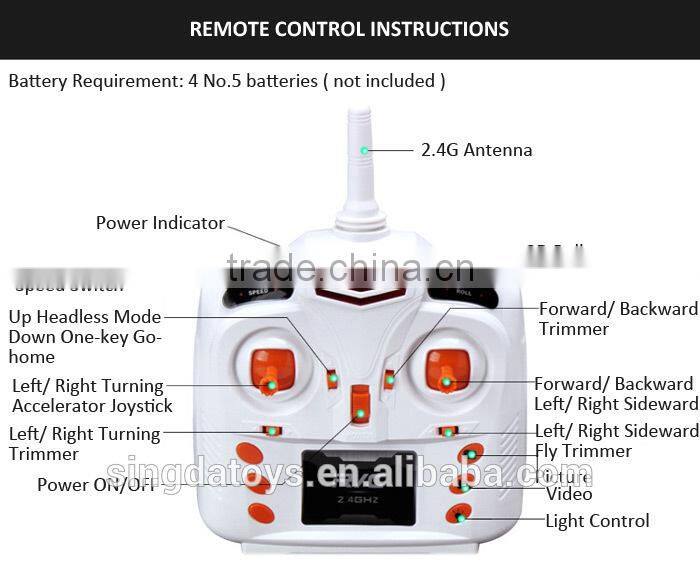 2015 Newest Product!668-Q8 2.4GHZ 6CH 6 AXIS GYRO FPV DRONE WITH 2.0MP HD CAMERA RC QUADCOPTER RTF