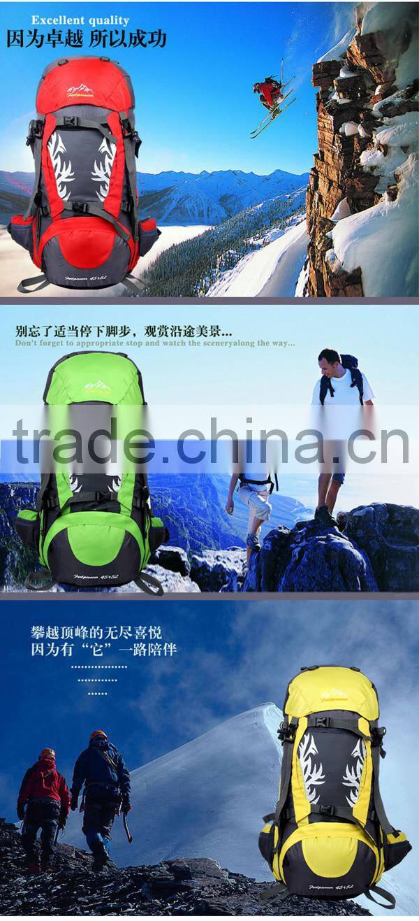 Custom outdoor sprots hiking waterproof backpack