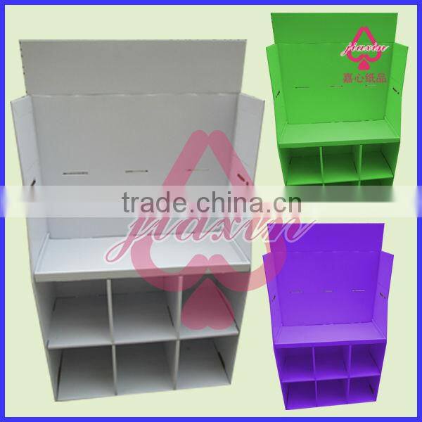 cardboard display stand corrugated paper display stand for cup and plate