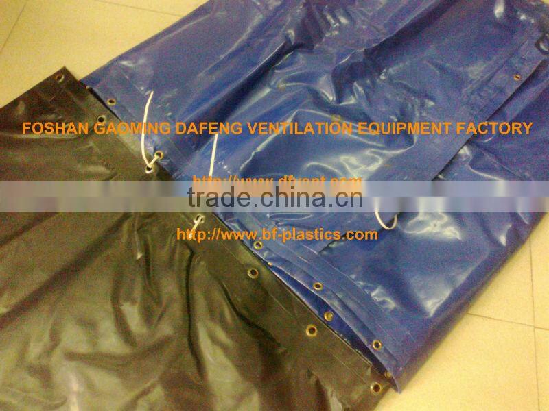 Anti-static layflat coal mining exhaust blower duct