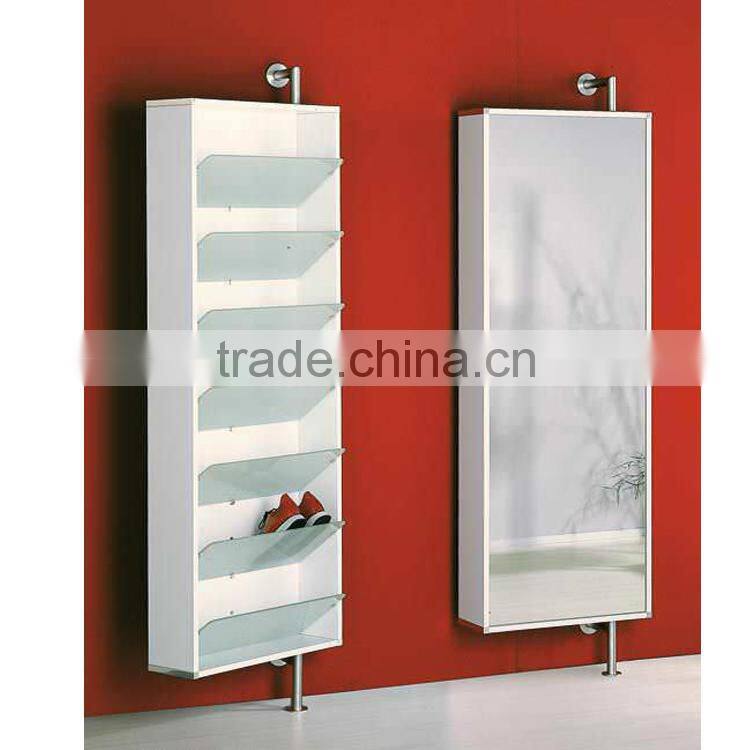 Bedroom Shoe Cabinet Soft Close Pull Out Shoe Rack with Movable Rack Double-layer Shoe Cabinet Fitting