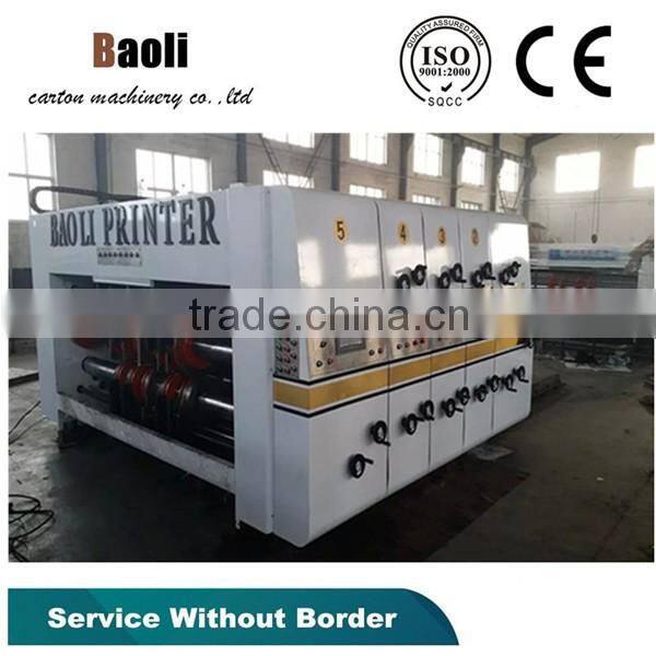 High speed flexo printing slotting machine/Corrugated box machinery
