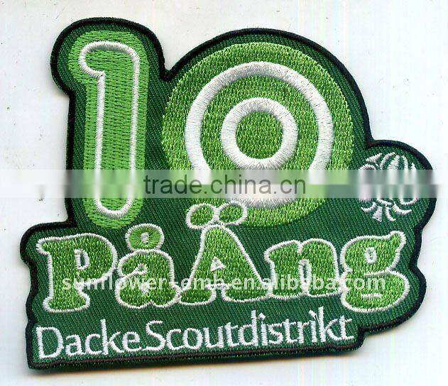 Hot Sale SuperMan Embroidery Patch/custom embroidery patch