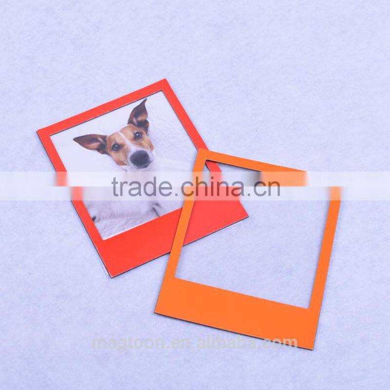custom magnetic photo frame for refrigerator colorful picture photo frame magnetic frame