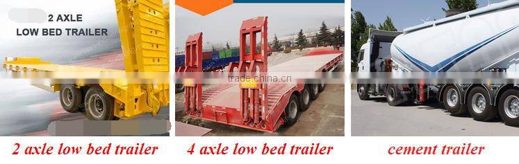 2016new high quality low price China factory 20ft 40ft 3axle container flatbed semi trailer for sale