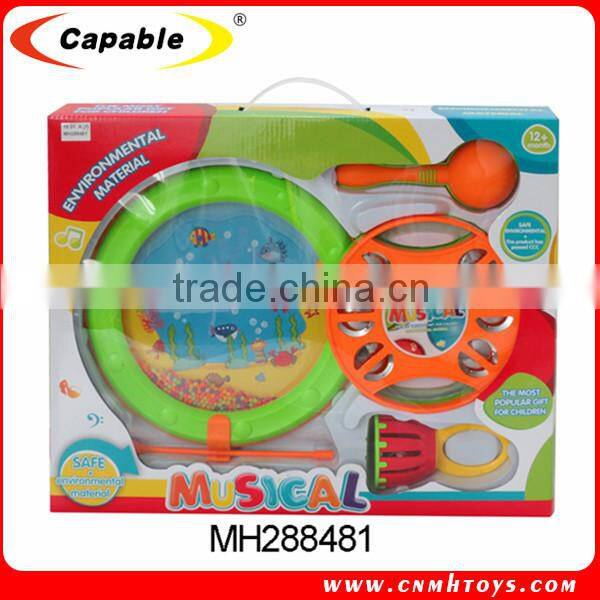 2015 kids funny toy musical instrument set, kindergarten musical instrument