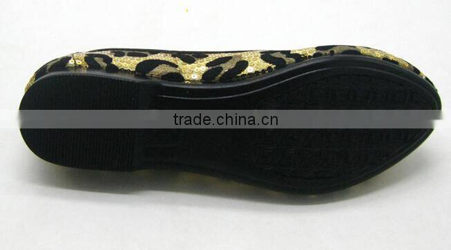 women's korean style Sequins slip on flat casual shoes