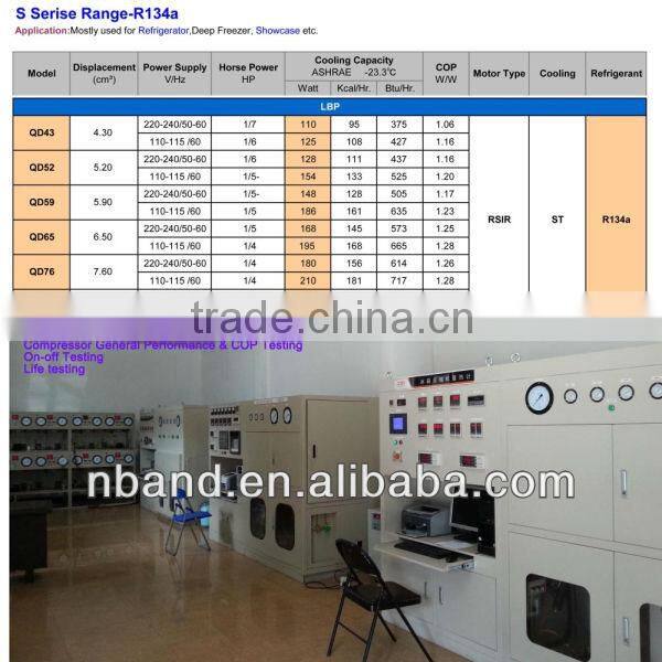 Refrigeration Compressor R134a