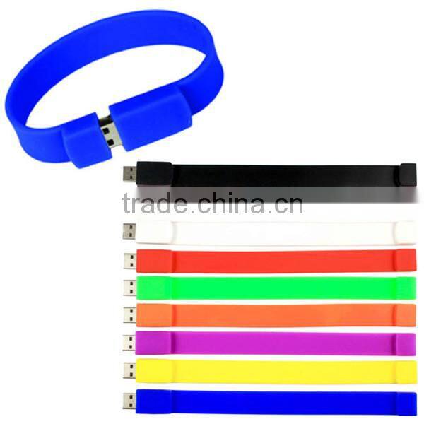 silicone bracelet usb stick no case