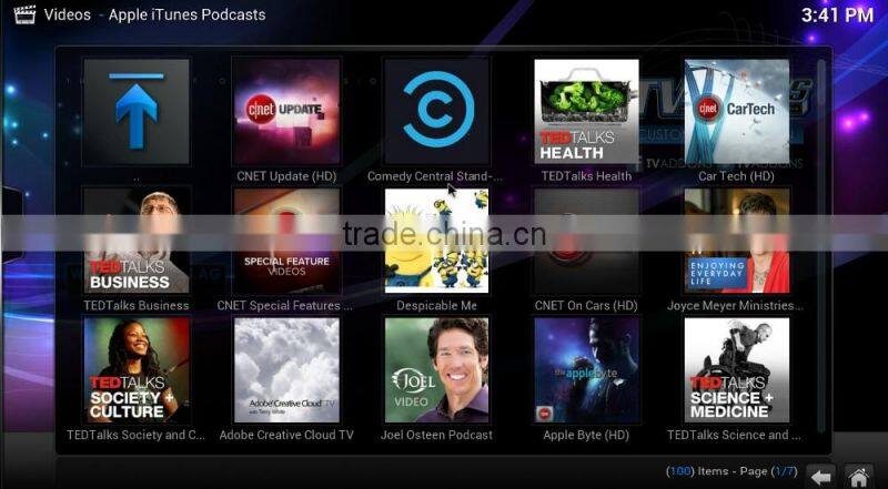 Android 4.4 TV box with Allwinner H3 Solution,install Google Play Store, Quad core KODI TV Box with free Add-ons