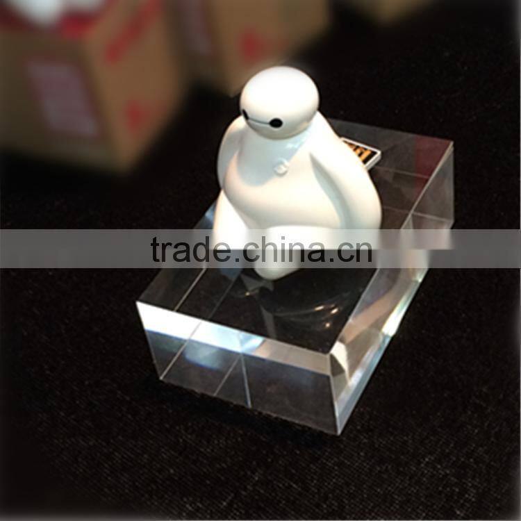 High grade plexiglass display block, 20mm plexiglass acrylic block