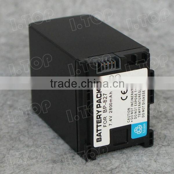 7.4V 2800mAh BP827 Battery BP-827 Battery For Canon VIXIA HF G10 / G20 / M30 /S10 Battery