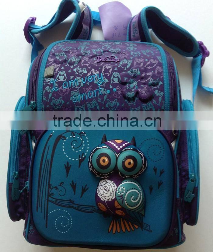 Kids wholesale school backpack girls 3D primary school bag
