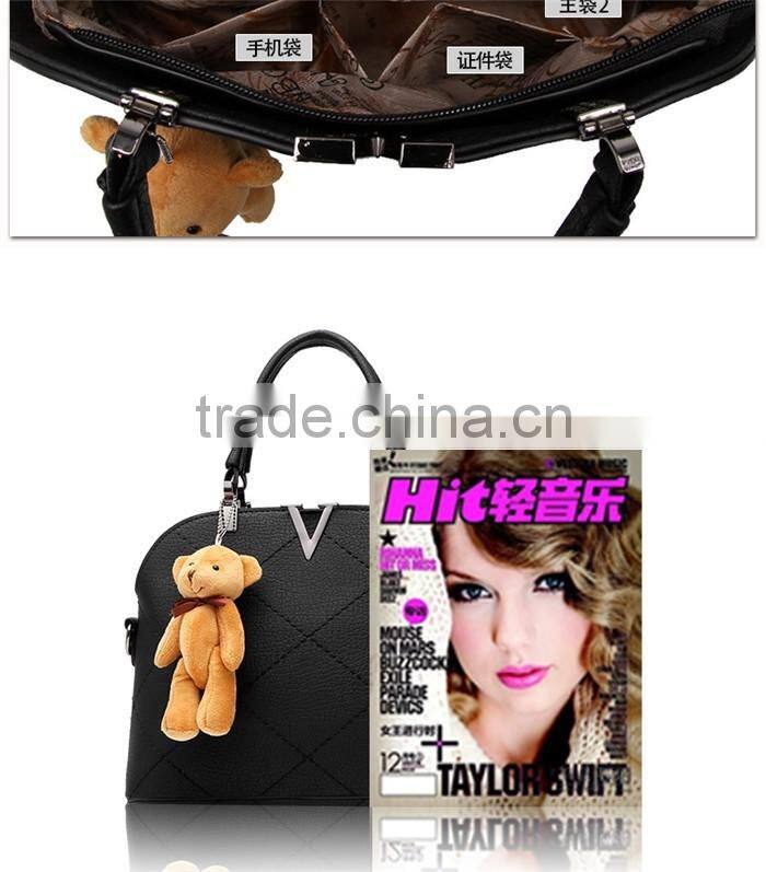 Female sling large tote bag portable casual PU leather handbags for women