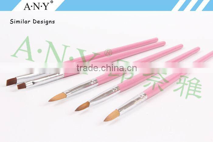 ANY False Extension Acrylic 3D Nails Buiding Pure Kolinsky Natural Hair Nail Brush