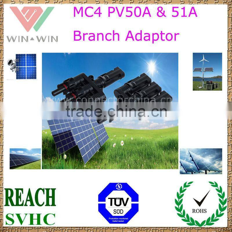 TUV Approval MC4 Female Branch Adaptor