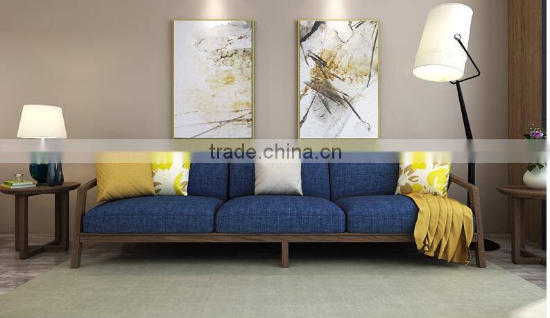 Solid wood frame high quality sofa set