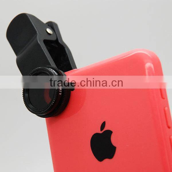 Universal Clip Camera Phone Lens Wide angle lens Marco Fisheye CPL Filter Lens for iPhone 6 Samsung Galaxy S3 S4 S5 S6 Note 4