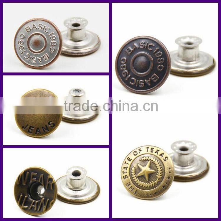 Cheapest Metal clothes round press western shirt snaps