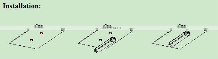 2015 Shenzhen 1200mm 40w tri-proof led light (Waterproof, dustproof and anti-corrosion)