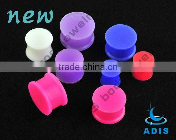Newest Design Flexible Silicone Ear Soild Color Plugs