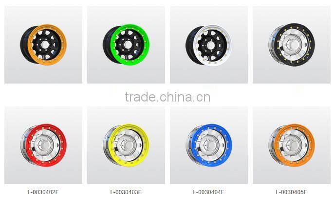 Imitation beadlock 4x4 steel rims for all offroad cars