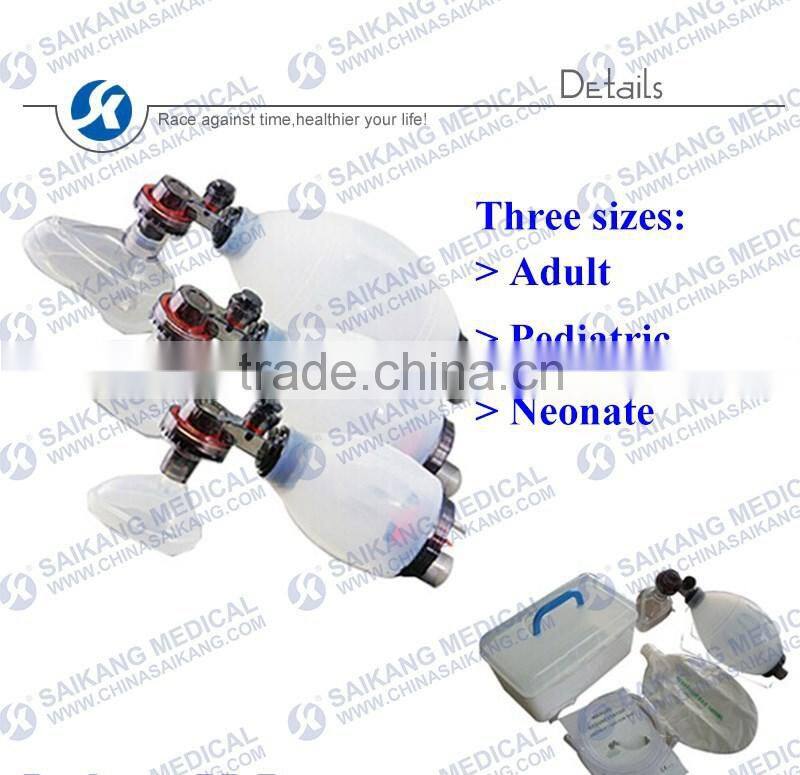 SKB-5C001 Medical Appliances Silicone Manual Resuscitator