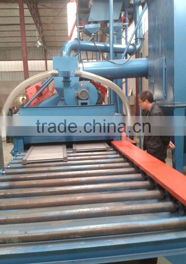 Metal sheet shot blast machines