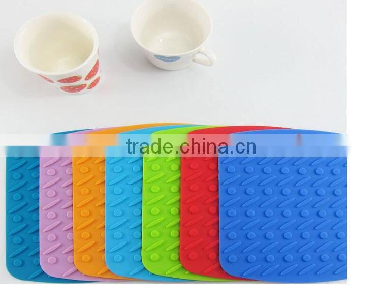 2016 High quality heat resistant rubber mat/ silicone mat