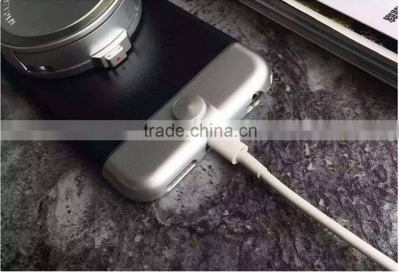 Hot Selling Universal 3 in 1 Phone Case with Holder, Fish Eye Lens 180 degree Macro Camera Lens Phone Case For iPhone 6s