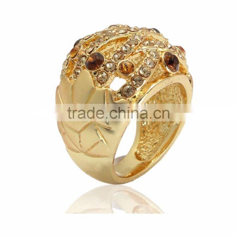 Kingman fancy color crystal beads O ring new engagement wedding ring