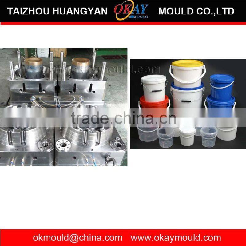 high quality injection plastic paint pail mold