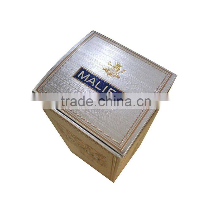 Full color cardboard single wine glass box