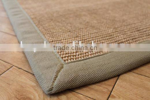 100% Natatural Sisal carpet,sisal rug for wholesale